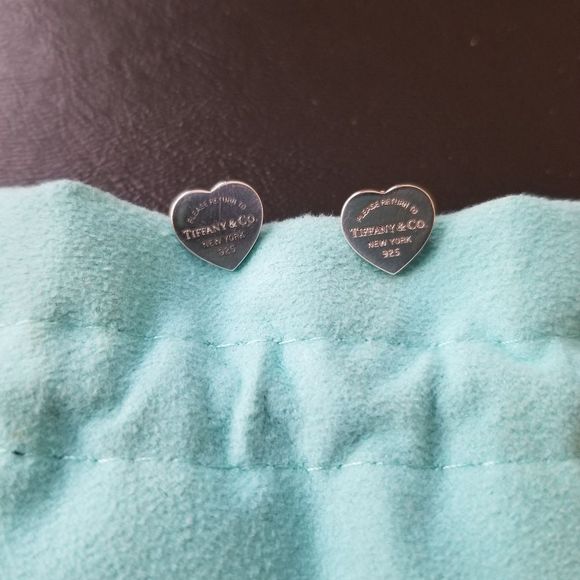 Tiffany & Co. Heart Tag Earrings - Picture 1 of 7